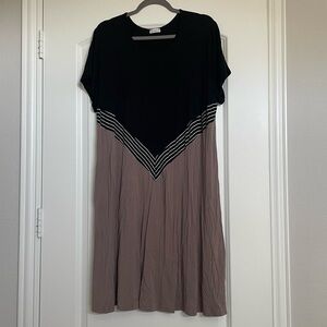 Black and Brown Women's Dress